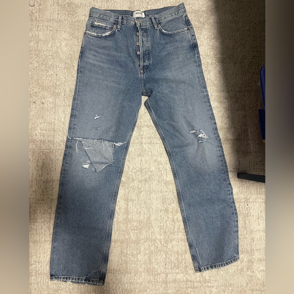 Agolde Blue Denim Jeans